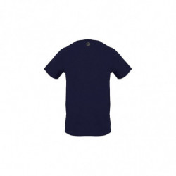 Maglietta in cotone blu - L