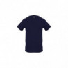 Maglietta in cotone blu - L