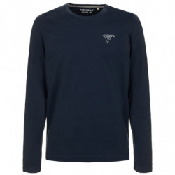 Maglietta in cotone blu - L