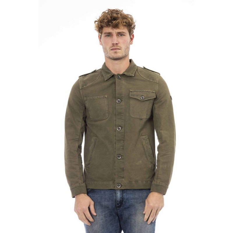 Giacca stile zaino Distretto12 in verde - XL