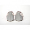 Scarpa a punta piatta con cristalli argentati - EU35/US5