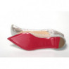 Scarpa a punta piatta con cristalli argentati - EU35/US5