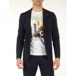 Giacca in cotone blu - XXL