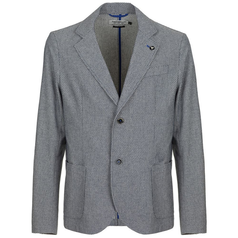 Giacca in cotone blu - XXL