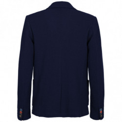 Giacca in cotone blu - L