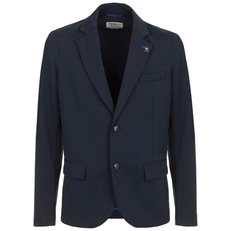 Giacca in cotone blu - XL