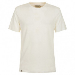 T-shirt in lino bianco - XL