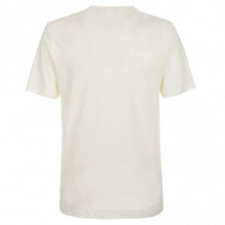 T-shirt in lino bianco - XL