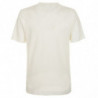 T-shirt in lino bianco - XL