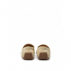 Mocassino Beige in Camoscio - EU43/US10