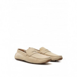 Mocassino College beige in pelle scamosciata - EU42.5/US9