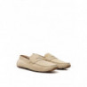 Mocassino College beige in pelle scamosciata - EU42.5/US9