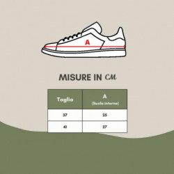 Scarpe da ginnastica in pelle rosa - EU41/US11