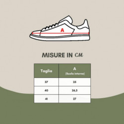 Scarpe da ginnastica in pelle rosa - EU40/US10