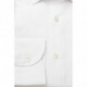 Camicia bianca slim con colletto francese - 4XL