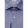 Camicia elegante azzurra vestibilità media - 4XL