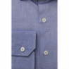 Camicia elegante azzurra vestibilità media - 4XL