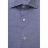 Camicia elegante azzurra vestibilità media - 4XL