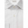 Camicia elegante cotone bianco vestibilità media colletto francese - L