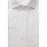Camicia elegante cotone bianco vestibilità media colletto francese - L