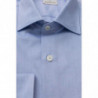 Camicia elegante azzurra vestibilità media - 4XL