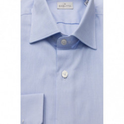 Eleganza Bagutta: Camicia collo francese azzurra - L