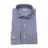 Camicia Bagutta in cotone con collo francese - Vestibilità media - 4XL