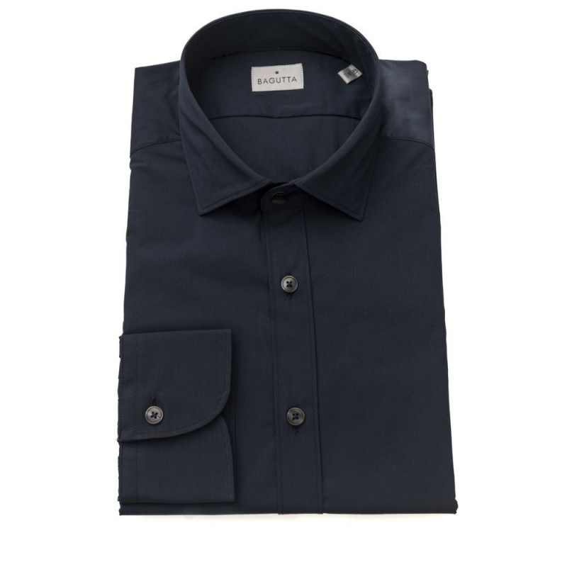 Eleganza Bagutta: Camicia collo francese dalla vestibilità slim - 4XL