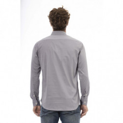 Camicia Baldinini Trend Chic in cotone grigio - 4XL