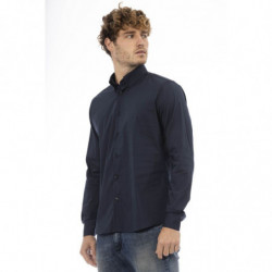 Camicia Baldinini Trend Blu In Cotone - Eleganza Italiana - 4XL