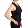 Top gilet in viscosa senza maniche con bottoni neri - IT44-L