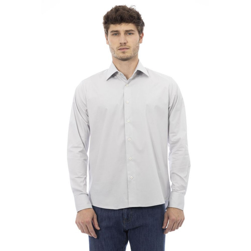 Camicia Baldinini Trend con colletto italiano - Grigio elegante - 4XL