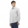 Camicia Baldinini Trend con colletto italiano - Grigio elegante - 4XL