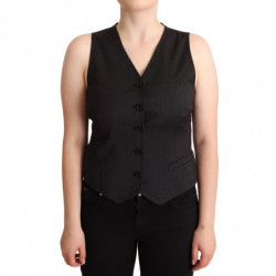 Top in viscosa con gilet...