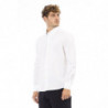 Camicia Baldinini Trend in cotone ed elastan bianco fresco - L