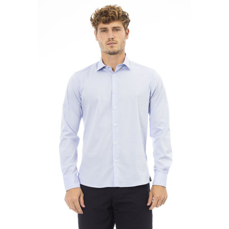 Baldinini Trend Elegance: Camicia Italiana Azzurra - XL