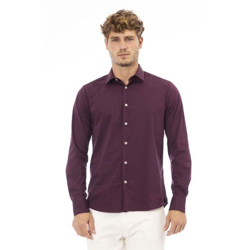 Camicia Baldinini Trend Chic con colletto italiano rosso - 4XL