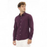 Camicia Baldinini Trend Chic con colletto italiano rosso - 4XL
