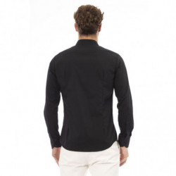 Camicia italiana nera elegante Baldinini Trend - XL