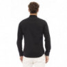Camicia italiana nera elegante Baldinini Trend - XL