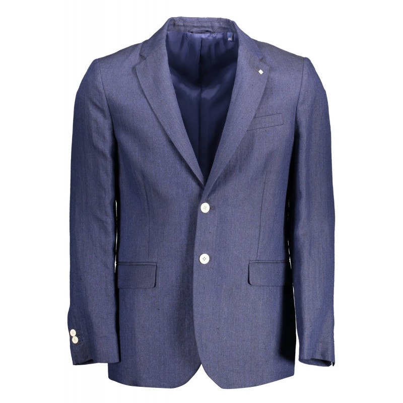 Giacca blazer in lino blu - IT52 - XL