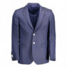 Giacca blazer in lino blu - IT52 - XL