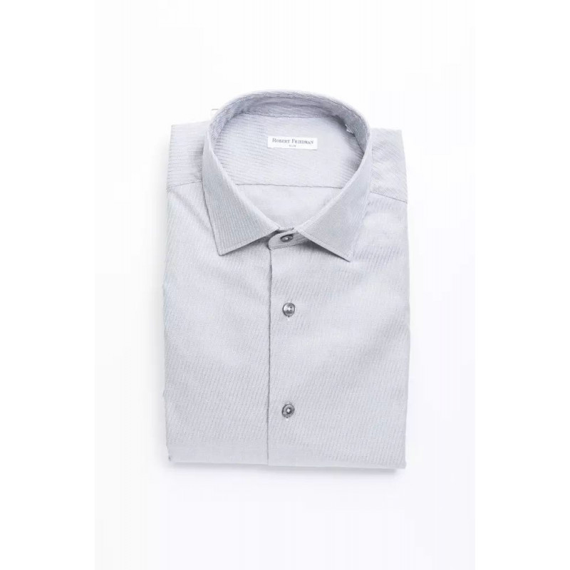 Camicia in cotone beige - L