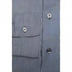 Camicia in cotone blu - S
