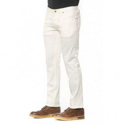 Jeans e pantaloni in cotone bianco - W35