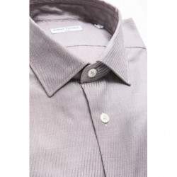 Camicia in cotone beige - L