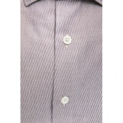 Camicia in cotone beige - L