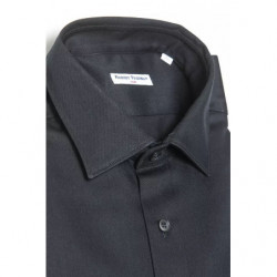 Camicia in cotone nero - XXL