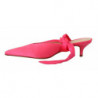 Scarpe décolleté tacco forma gattino pelle rosa - EU36/US5.5