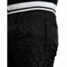 Pantaloni jogger da uomo skinny in nylon a strisce nere - IT48 - M